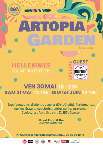 Artopia garden - Du 30/5 au 1/6