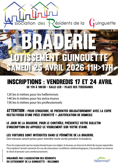Braderie de la Guinguette - 25/4