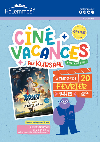 Ciné-vacances - Astérix - le secret de la potion magique ! - 20/2