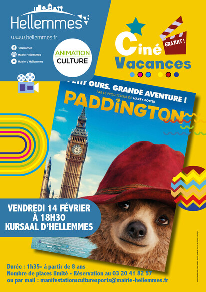 Ciné-vacances - Paddington - 14/2