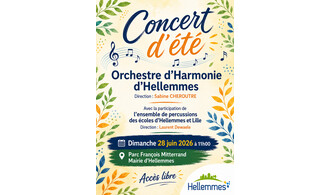 Concert d'été de l'Orchestre d'Harmonie d'Hellemmes - 28/6