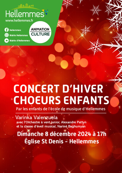 Concert d'hiver - Choeurs d'enfants - 8/12