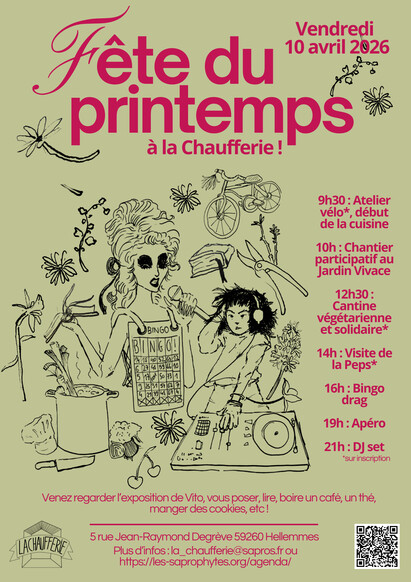 Fête du printemps : journée portes ouvertes de la Chaufferie ! - 10/4