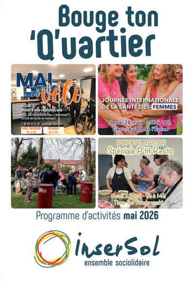 Insersol - Programme du mois de mai
