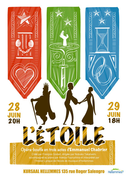 L'étoile, opéra-bouffe d'Emmanuel Chabrier - 28 & 29/6