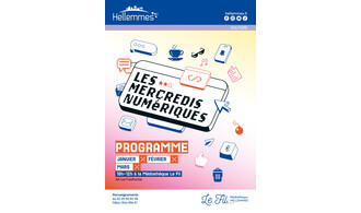 Les mercredis numériques - Du 14/1 au 25/3