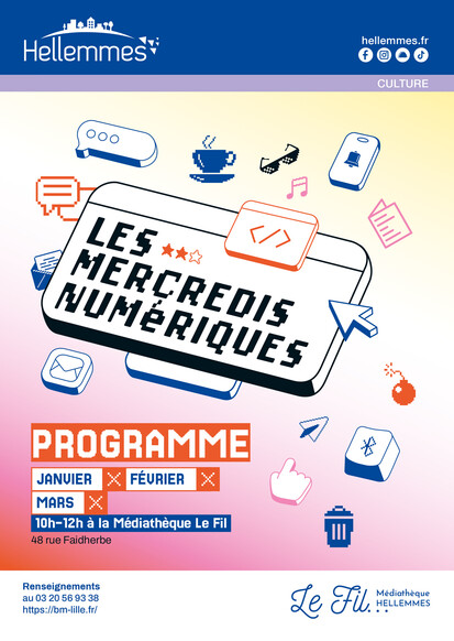 Les mercredis numériques - Du 14/1 au 25/3
