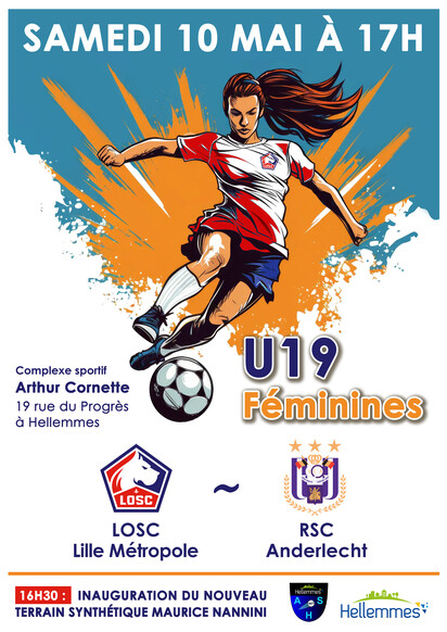 LOSC - RSC Anderlecht - U19 féminines (10/5)
