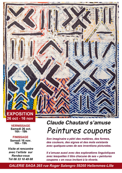 Peintures coupons - SAGA - Du 26/10 au 16/11