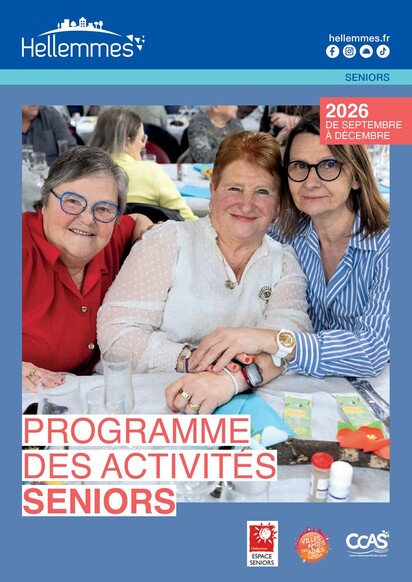 Programme d'activités seniors - de septembre à décembre