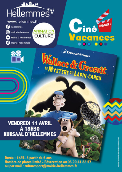 Wallace et Gromit : le mystère du lapin-garou - ciné-vacances - 11/4